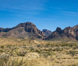 Preview wallpaper mountains, prairies, desert, dryness