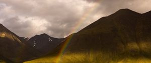 Preview wallpaper mountains, rainbow, nature, landscape