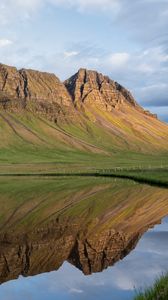 Preview wallpaper mountains, reflection, lake, landscape