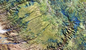 Preview wallpaper mountains, relief, aerial view, andes
