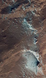 Preview wallpaper mountains, relief, aerial view, snow, snowy