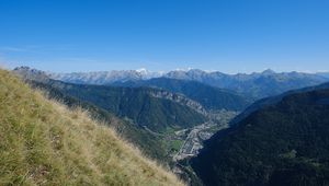 Preview wallpaper mountains, relief, aerial view, landscape