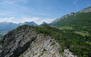 Preview wallpaper mountains, relief, grass, landscape, nature