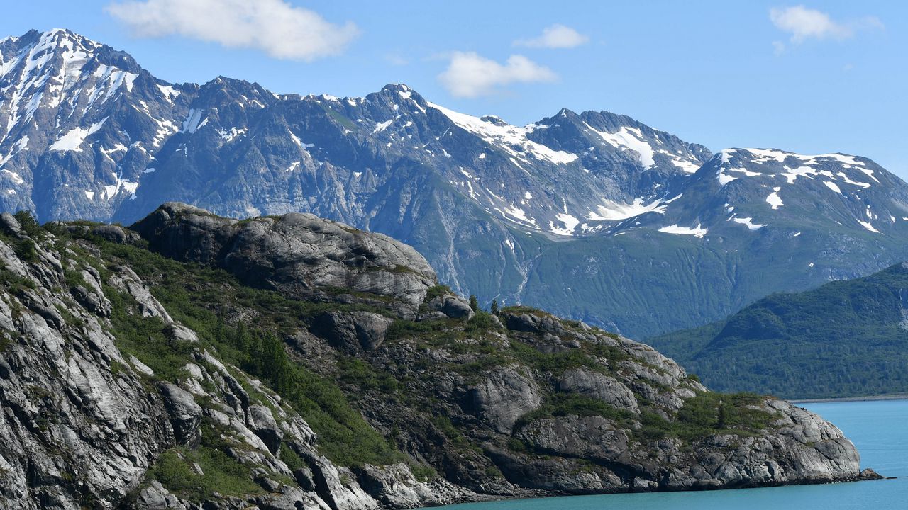 Wallpaper mountains, relief, lake, landscape, nature