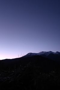 Preview wallpaper mountains, relief, landscape, nature, twilight, dark
