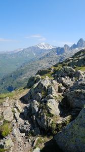 Preview wallpaper mountains, relief, landscape, nature, sky