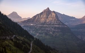 Preview wallpaper mountains, relief, nature, aerial view