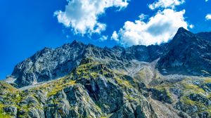 Preview wallpaper mountains, relief, peaks, sea, stones, nature