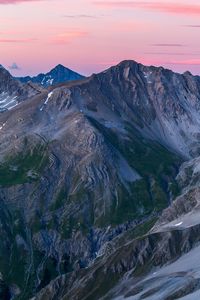 Preview wallpaper mountains, relief, rocks, slope, peaks