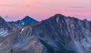 Preview wallpaper mountains, relief, rocks, slope, peaks