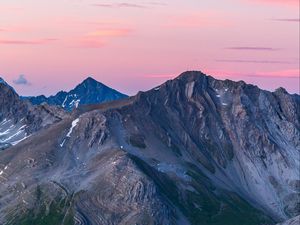 Preview wallpaper mountains, relief, rocks, slope, peaks