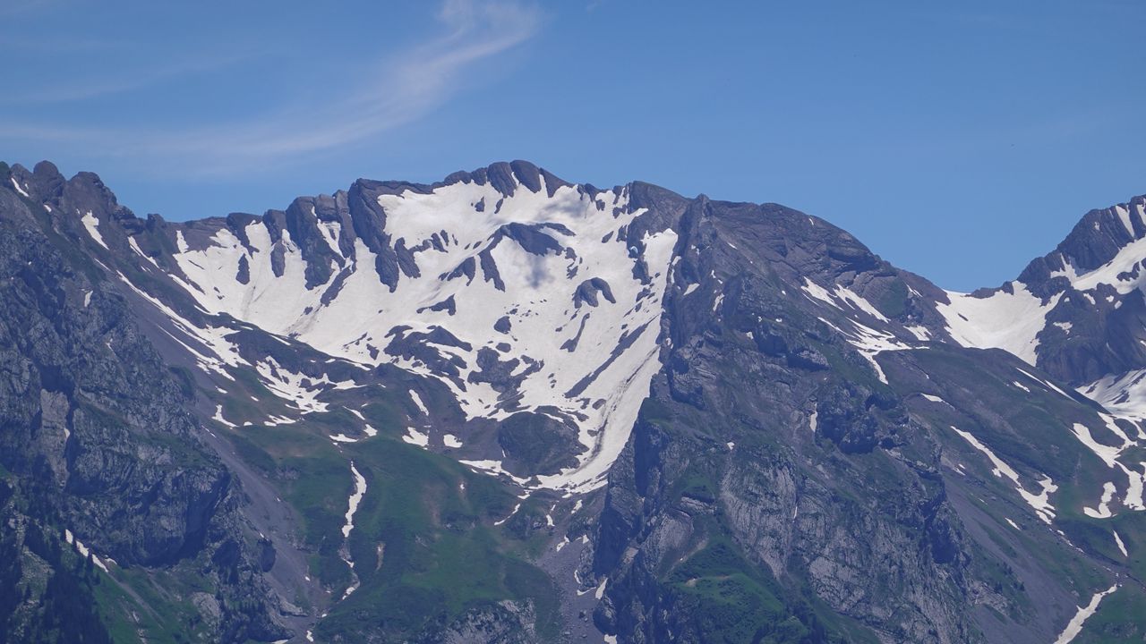Wallpaper mountains, relief, snow, nature, landscape