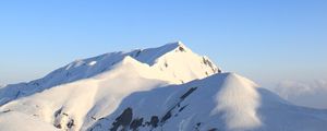 Preview wallpaper mountains, relief, snow, landscape, sky