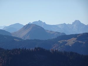 Preview wallpaper mountains, relief, trees, nature, view