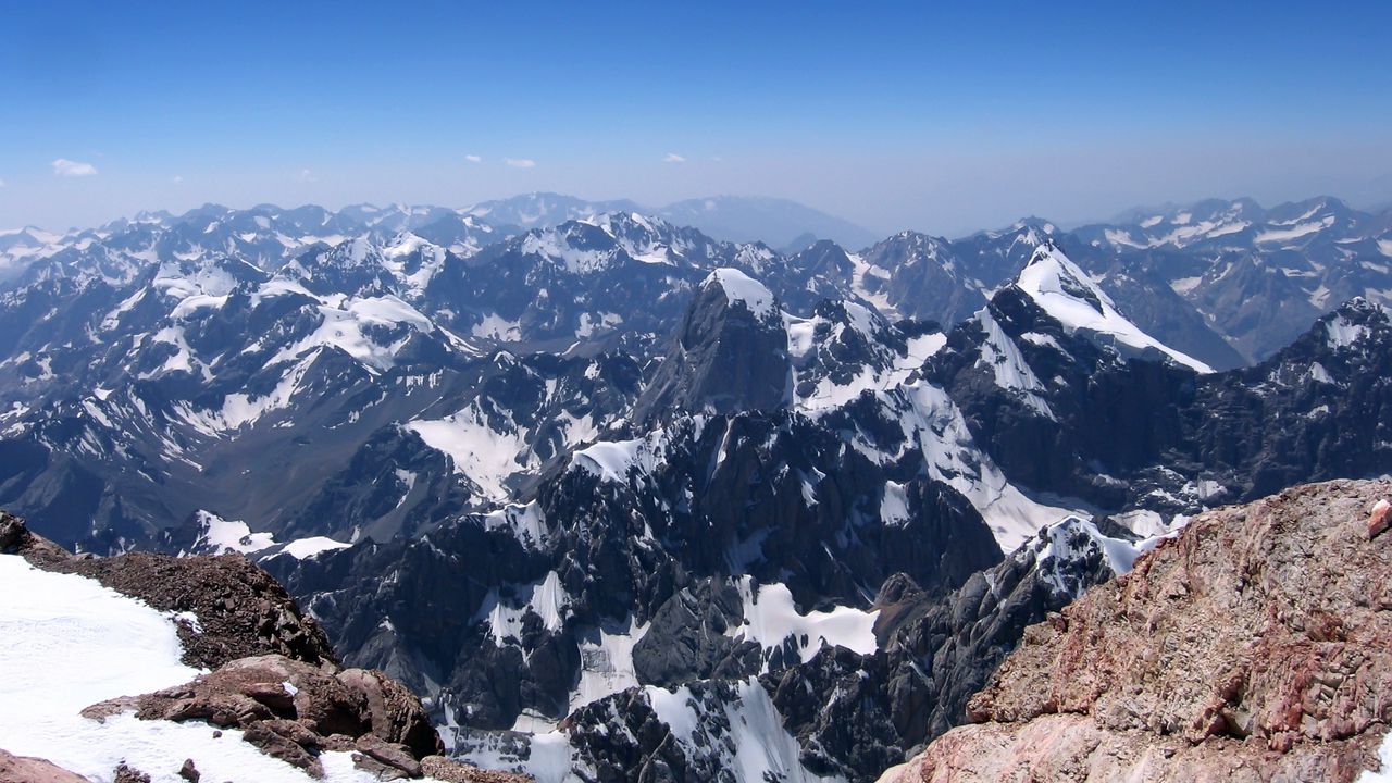 Wallpaper mountains, ridge, gorges, relief, snow