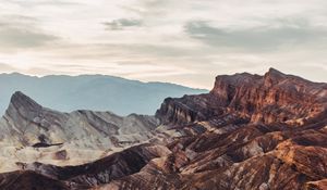 Preview wallpaper mountains, ridges, rocky, stone, mountain range