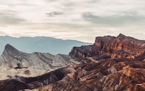 Preview wallpaper mountains, ridges, rocky, stone, mountain range