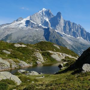 Preview wallpaper mountains, river, landscape, nature