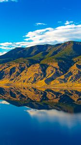 Preview wallpaper mountains, river, reflection, nature