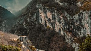 Preview wallpaper mountains, road, peaks, landscape, france