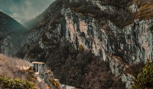 Preview wallpaper mountains, road, peaks, landscape, france