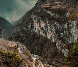 Preview wallpaper mountains, road, peaks, landscape, france