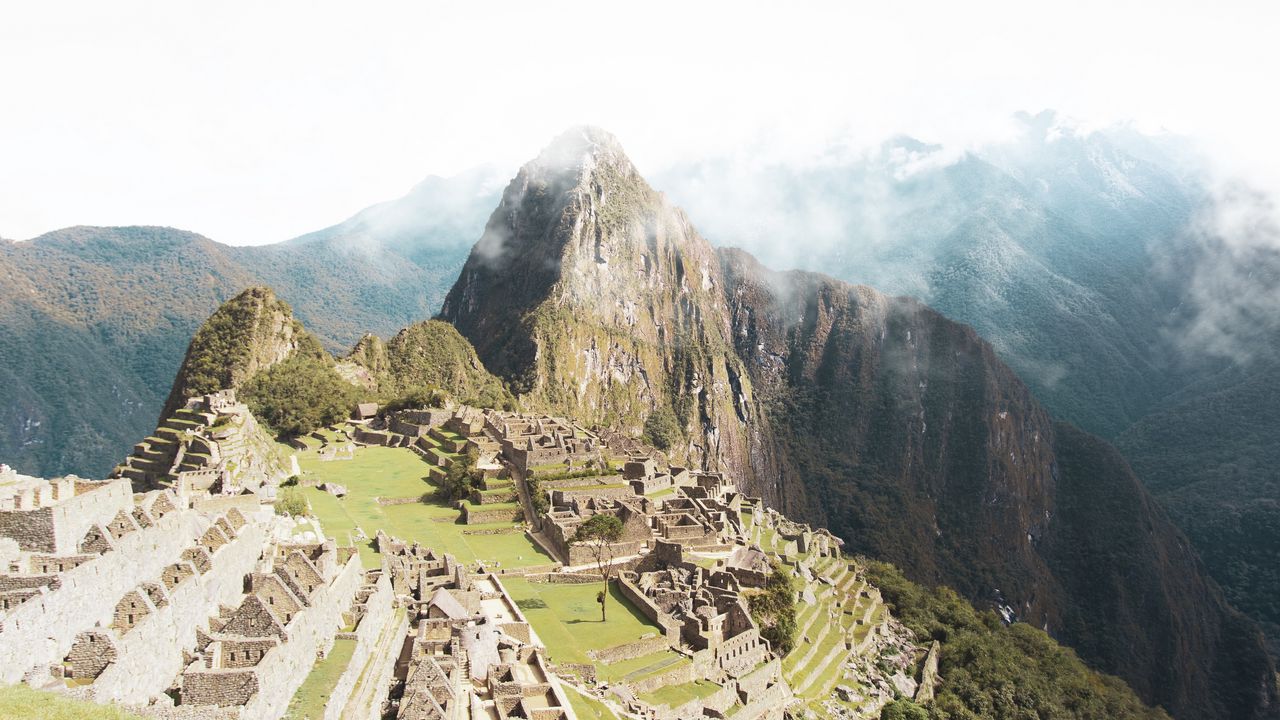 Wallpaper mountains, rocks, buildings, ancient, architecture