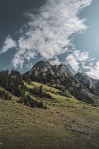 Preview wallpaper mountains, rocks, clouds, landscape, foothills