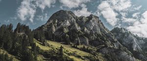 Preview wallpaper mountains, rocks, clouds, landscape, foothills