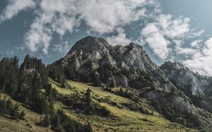 Preview wallpaper mountains, rocks, clouds, landscape, foothills