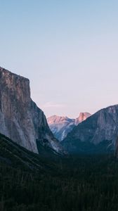 Preview wallpaper mountains, rocks, grass, nature
