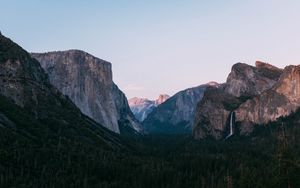 Preview wallpaper mountains, rocks, grass, nature