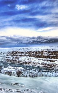 Preview wallpaper mountains, rocks, ice, cold