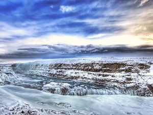 Preview wallpaper mountains, rocks, ice, cold