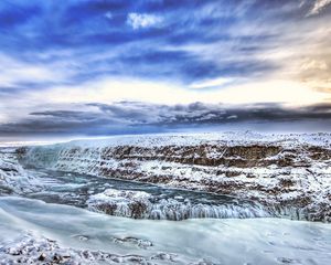 Preview wallpaper mountains, rocks, ice, cold