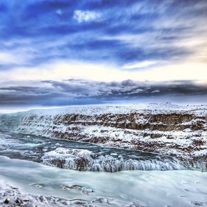 Preview wallpaper mountains, rocks, ice, cold