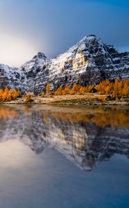 Preview wallpaper mountains, rocks, lake, reflection, canada