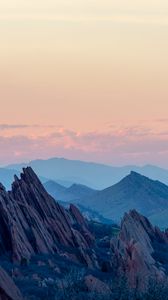 Preview wallpaper mountains, rocks, landscape, stone, mountain range