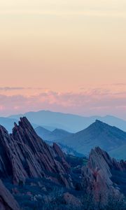 Preview wallpaper mountains, rocks, landscape, stone, mountain range