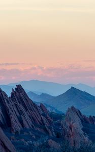 Preview wallpaper mountains, rocks, landscape, stone, mountain range