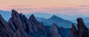 Preview wallpaper mountains, rocks, landscape, stone, mountain range