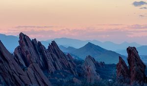 Preview wallpaper mountains, rocks, landscape, stone, mountain range