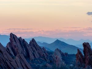 Preview wallpaper mountains, rocks, landscape, stone, mountain range