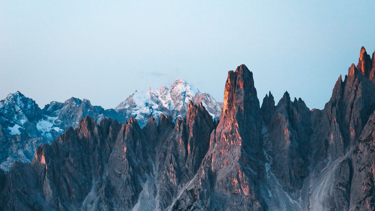 Wallpaper mountains, rocks, mountain range, peaks, landscape