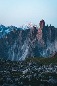 Preview wallpaper mountains, rocks, mountain range, peaks, landscape