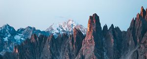 Preview wallpaper mountains, rocks, mountain range, peaks, landscape