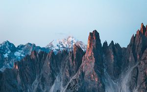 Preview wallpaper mountains, rocks, mountain range, peaks, landscape