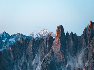 Preview wallpaper mountains, rocks, mountain range, peaks, landscape