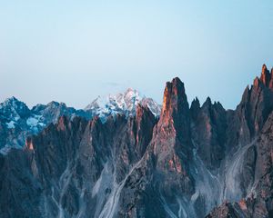 Preview wallpaper mountains, rocks, mountain range, peaks, landscape