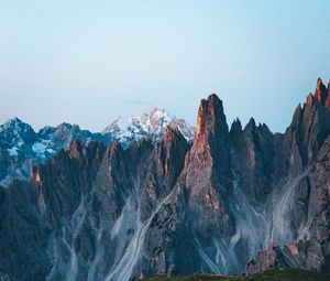 Preview wallpaper mountains, rocks, mountain range, peaks, landscape